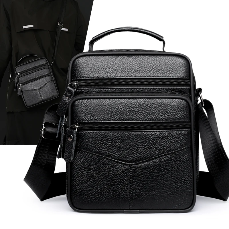 

Модная мужская сумка из искусственной кожи, новая трендовая однотонная сумка через плечо, сумка через плечо, сумка через плечо для мужчин, сумки через плечо