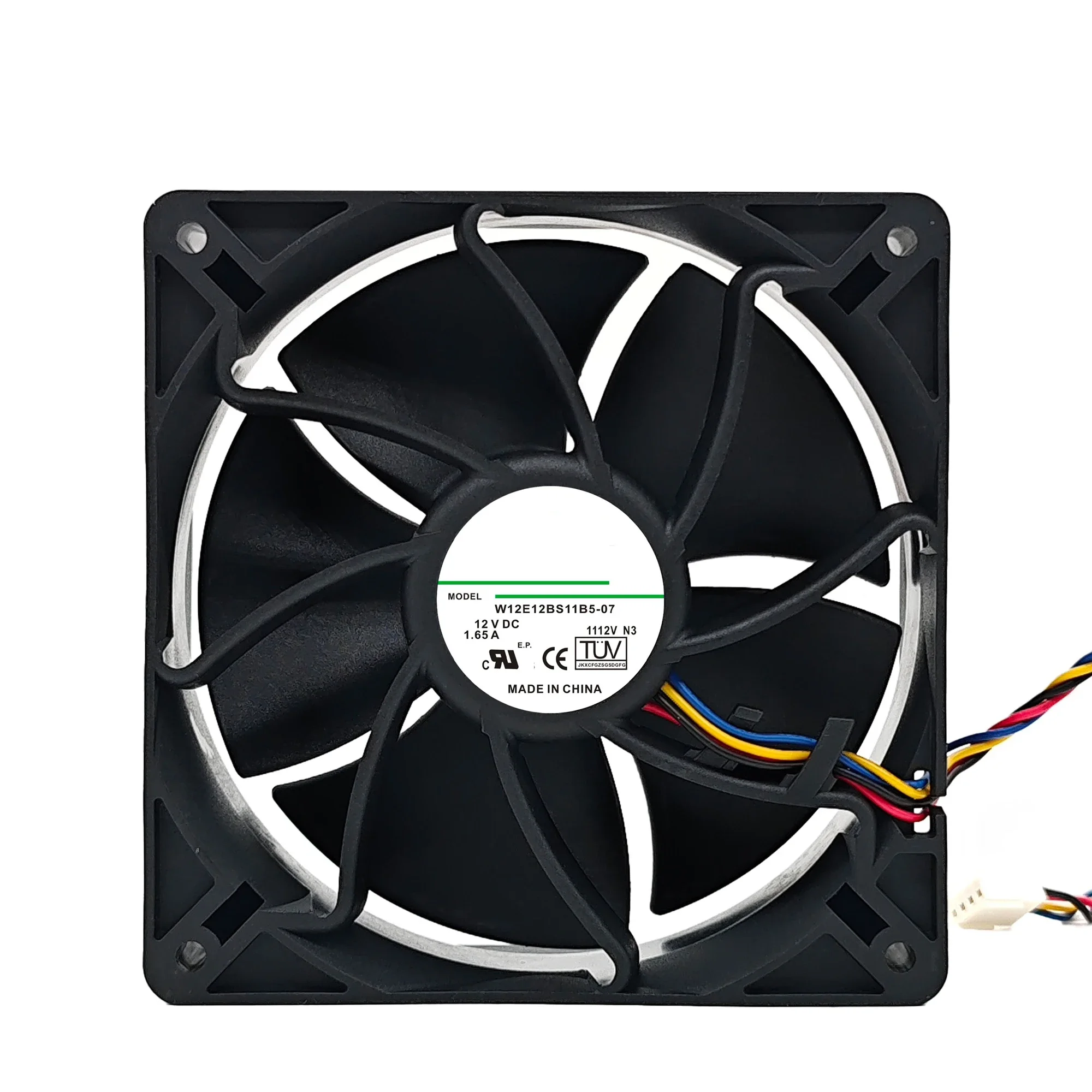 W12E12BS11B5-07 DC 12V 1.65A 36W 12038 120*120*38MM 12CM Cooling Fan