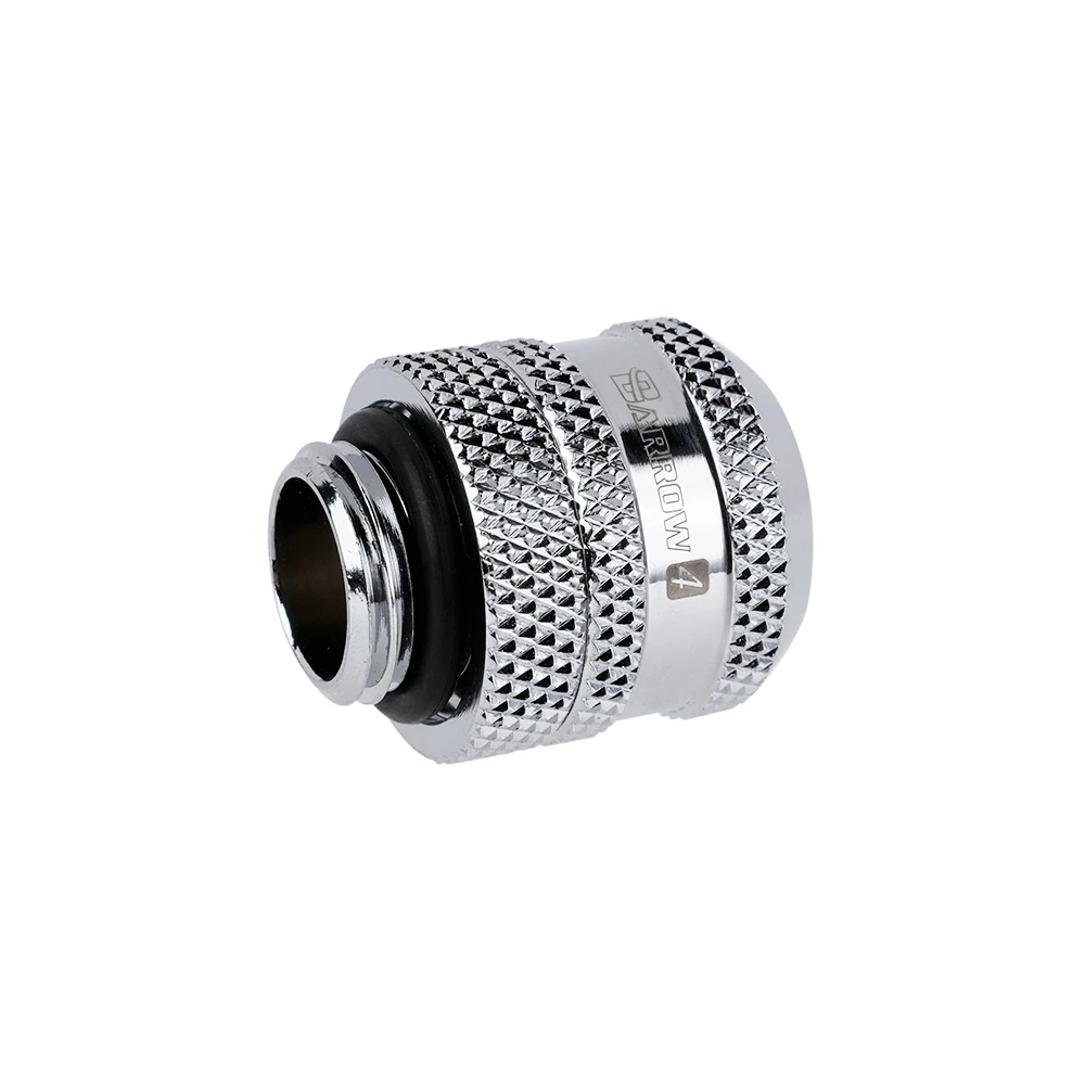 Barrow G1/4 "OD12mm/14mm/16mm harde buis hand compressie fittingen connector, zwart, zilver, wit, goud, verkoper zeer aanbevolen