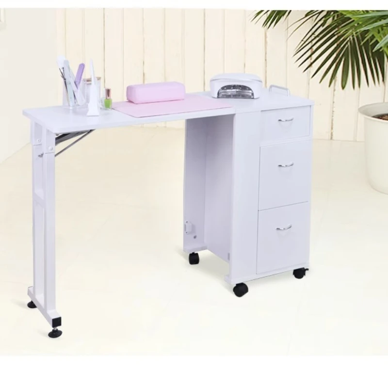 

Simplemanicure Table Single Nail Mobile Folding Portable Manicure Mesa De Manicura Nails Salon Furniture Commercial
