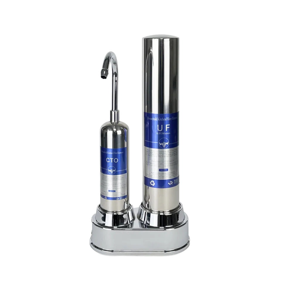 S57-2 Manual Activated Carbon Water Filter Household Kitchen Countertop Ceramic Water Filter