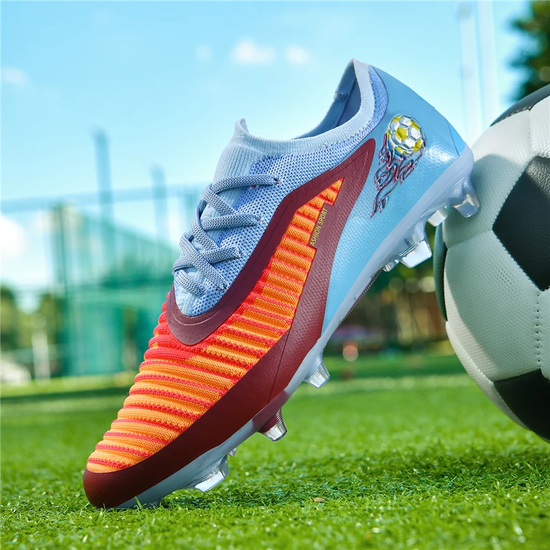 

Men Soccer Shoes Original Fast Professional Unisex Cleats Football Field Boot Non Slip Comfortable Outdoor Low Cut Sneaker Match