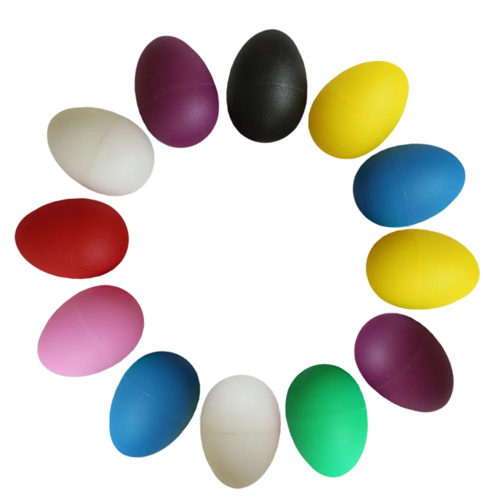 12 Pcs Ma Mian Sand Eggs Percussion Musical Toy Educational Playthings Pvc Shakers Child Children’s Toys