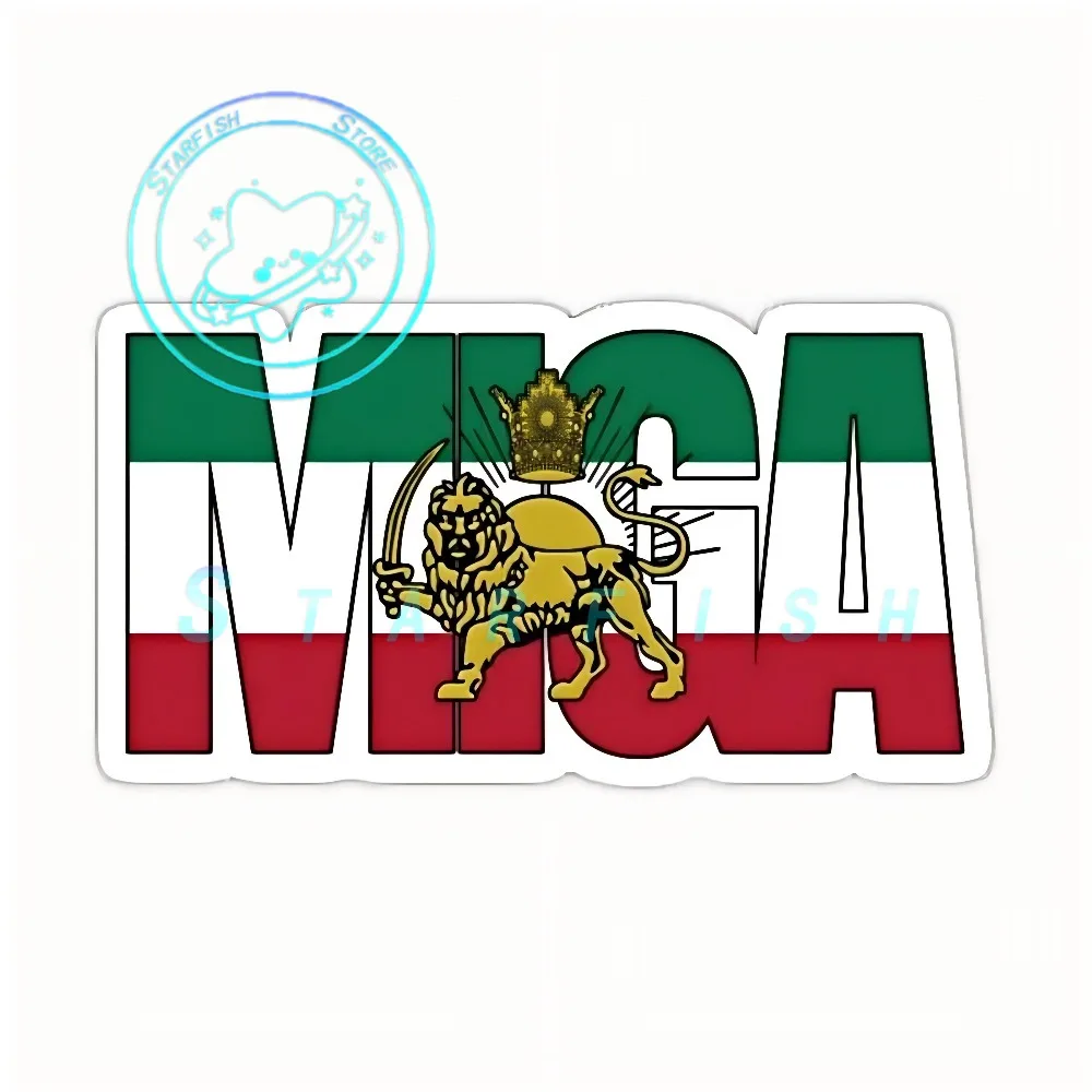 

Vinyl Stickers with Maps and Flags of The Islamic Republic of Iran and Persia, Made of PVC Material, Waterproof and Sunscreen