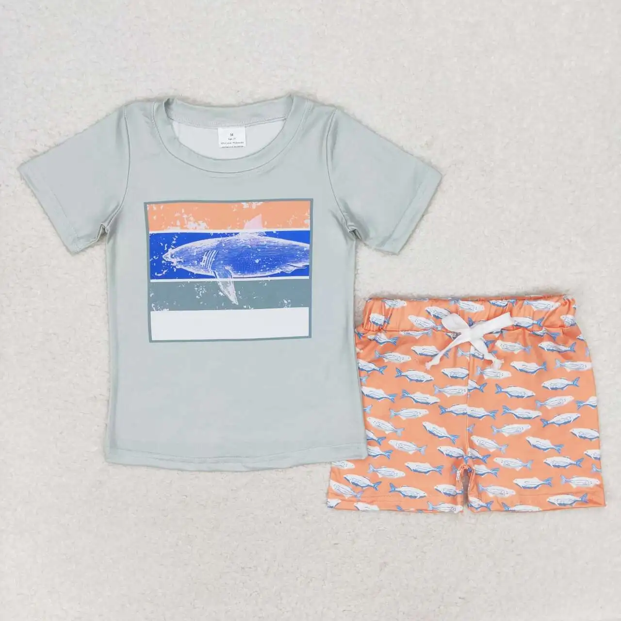 

BSSO0899 Kids Boutique Clothes Set Short Sleeve Top With Shorts Set Kids Boys Summer Outfits