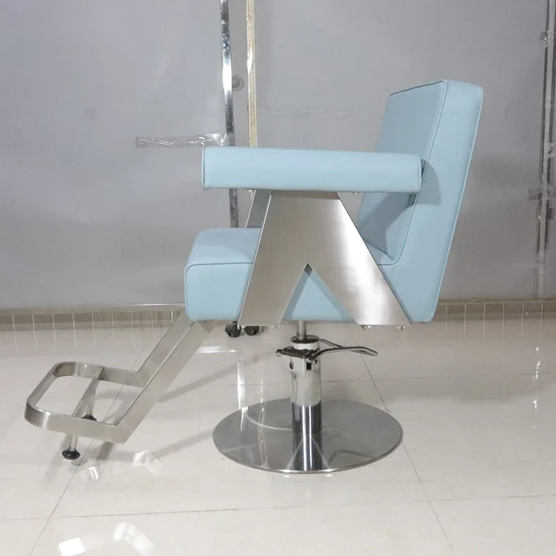 Cheap price blue hairdressing saloon chair woman beauty hair salon barber chair for sale