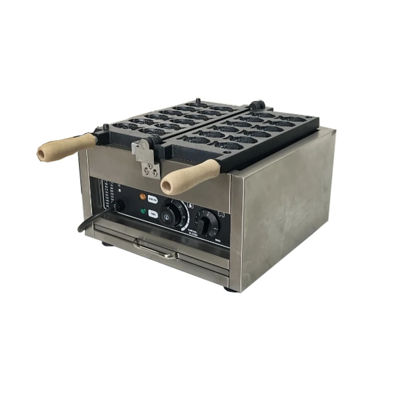 12pcs Mini Fish Shape Taiyaki Maker Machine Bake Bakeware Home Kitchen DIY Dessert Cooking Pan Plate