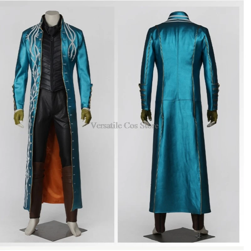 Devil May Cry 3 Adult Woman Disguise Vergil Cosplay Anime Cosplays Women's Costumes Halloween Costume Figures Men's Custumes