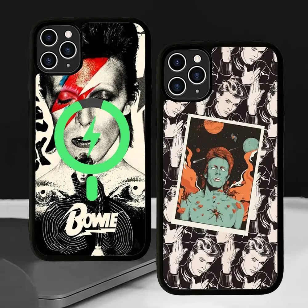 D-David Bowie Phone Case For IPhone 17 Air 16 15 14 13 12 11 Pro Max Plus For Magsafe Wireless Charge Cover