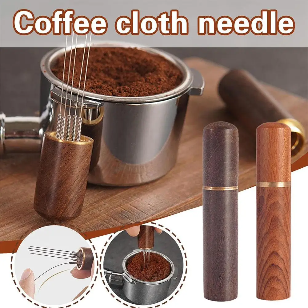 Ferramenta WDT de Aço Inoxidável Aprimorada para Café: Compactador, Distribuidor e Nivelador de Pó de Espresso para Baristas