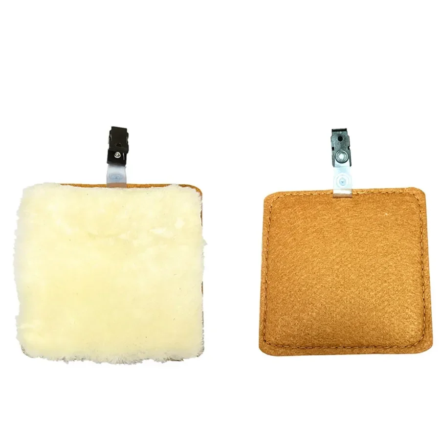 Sheepskin Fly Fishing Patch with Clip, Fly Dryer