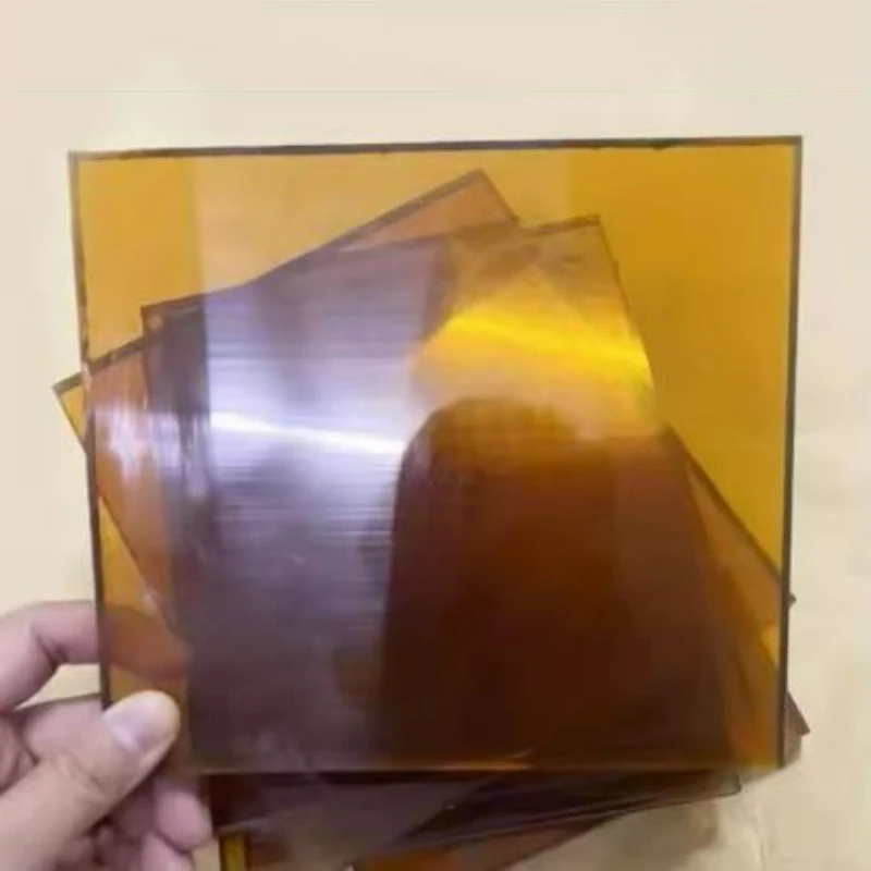 Thick 3mm~30mm PEI (polyetherimide) Sheet Amber PEI Board for Medical Engineering Airplane and Car Temperature Sensors Parts