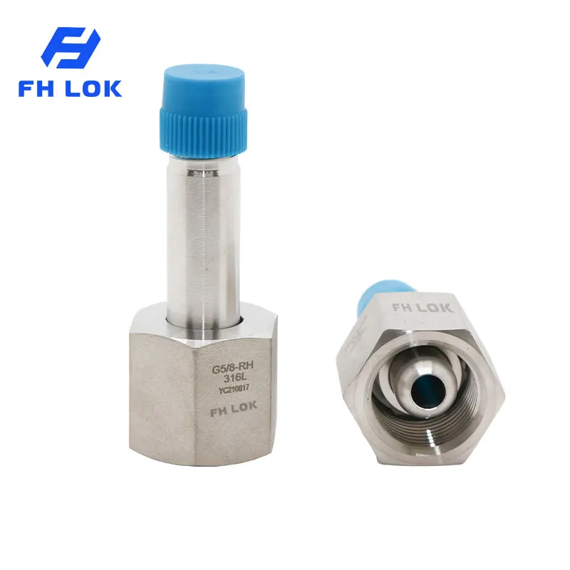 

Цилиндрическое соединение из нержавеющей стали G5/8RH кислородный азотовый водный W21.8RH водный