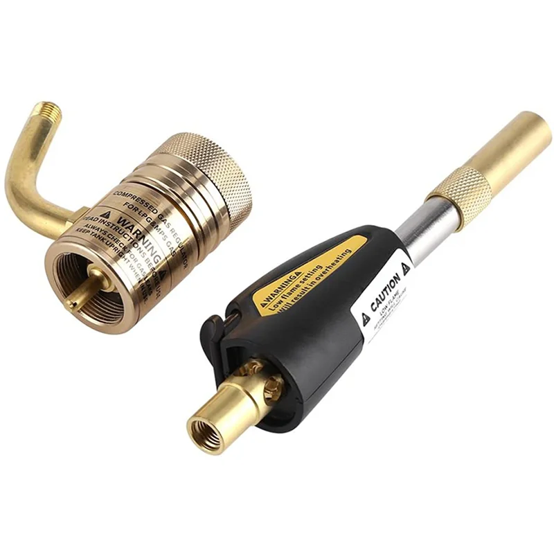 

MCGS-3X Turbo Torch Tips Gas Self Ignition Turbo Torch Regulator Brazing Soldering Welding Plumbing Tool Home Accessory