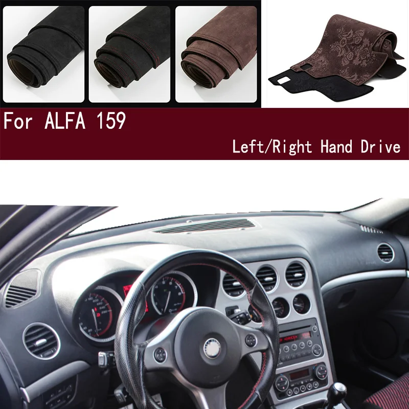 

For Alfa Romeo 159 Dashmat Dashboard Cover Instrument Panel Sunscreen Pad Ornaments