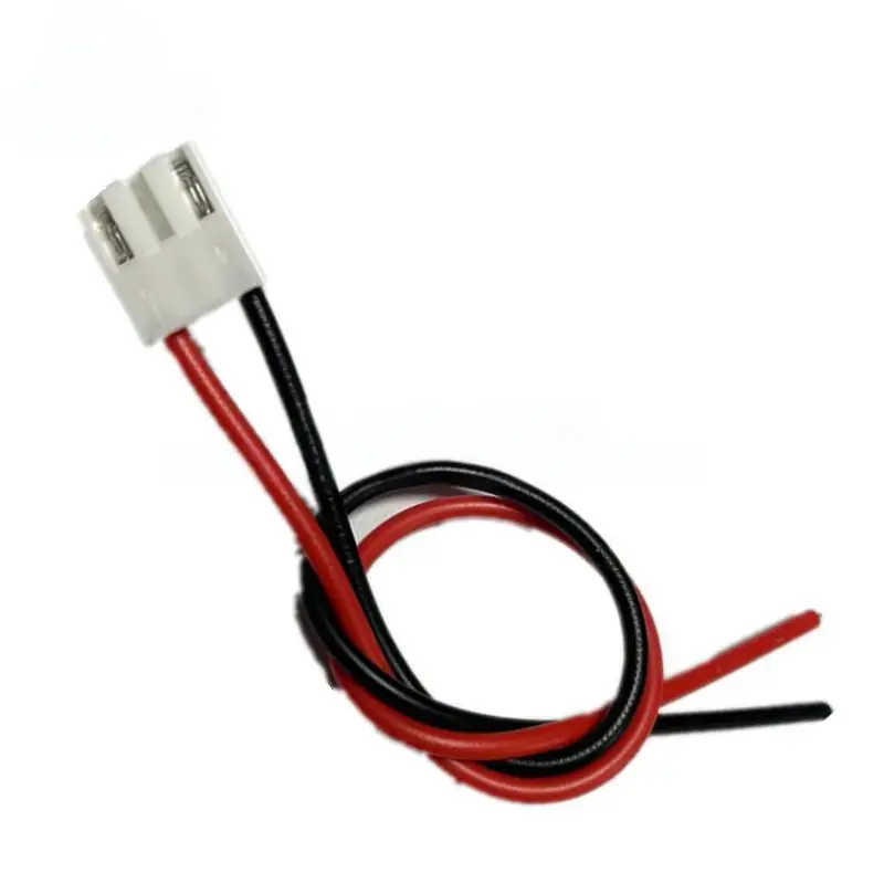 10pcs VH3.96 Terminal Block 3P 3A 2-Pin Hollow Type 1015-22 AWG Wire Single-End 200mm 3P Power Cable 1 Pin Spaced in the Middle