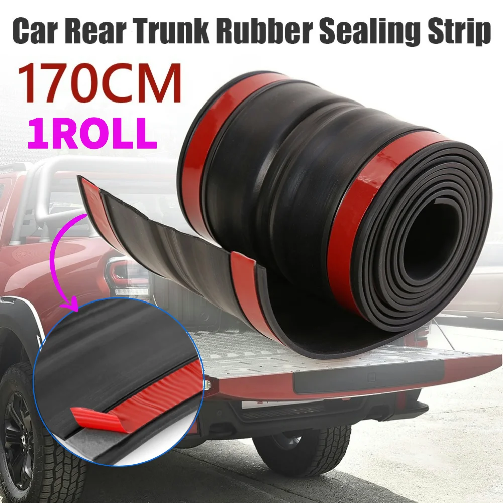 67x4 inch Practical Rubber Pickup Truck Bed Tailgate Gap Cover Multi-functional Durable Classic Filler Seal Shield Cap Car Part