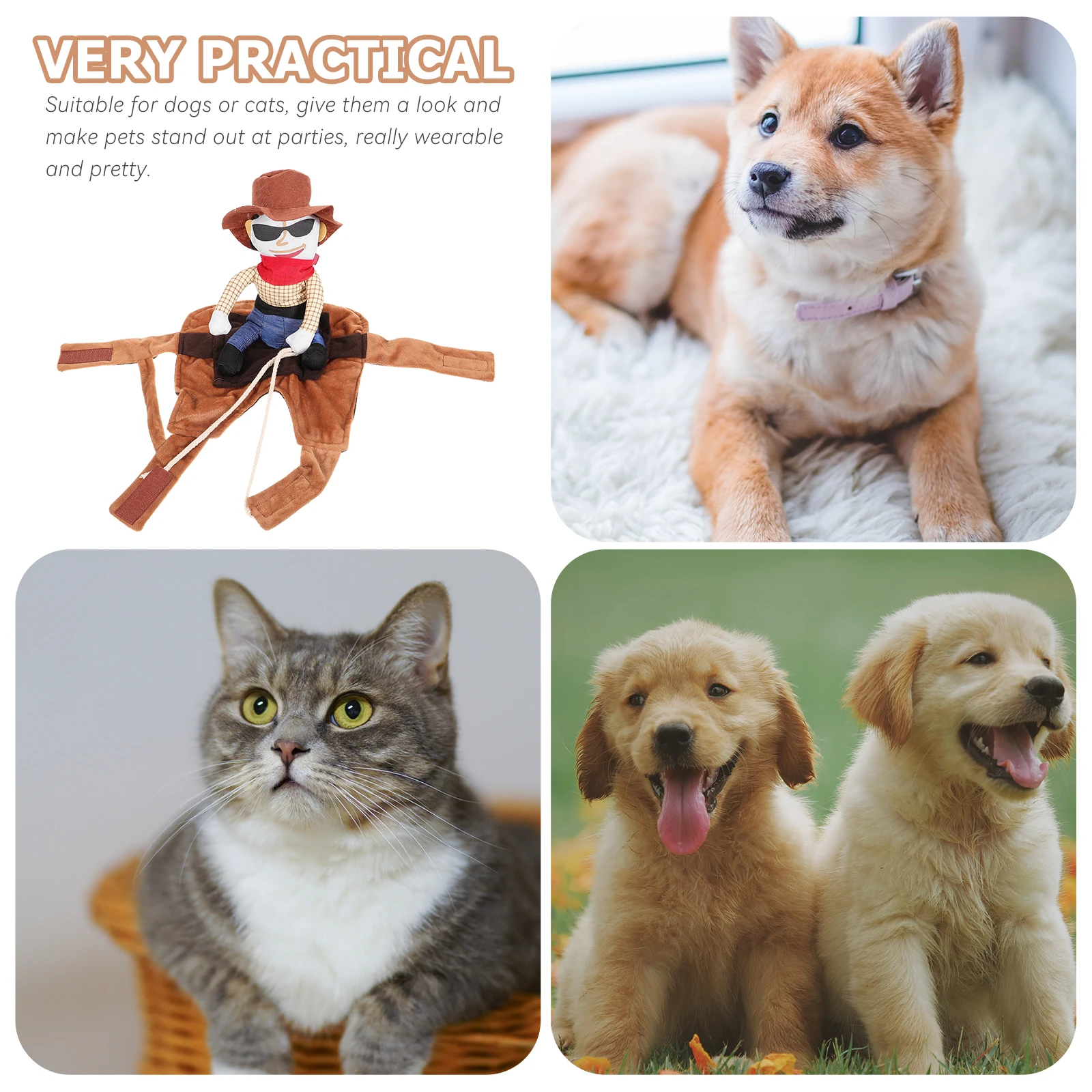 

Funny Pet Costume Dog Clothes Halloween Cosplay Outfit for Small Dogs Comfortable Skin Friendly Jacket Puppy Costume Party