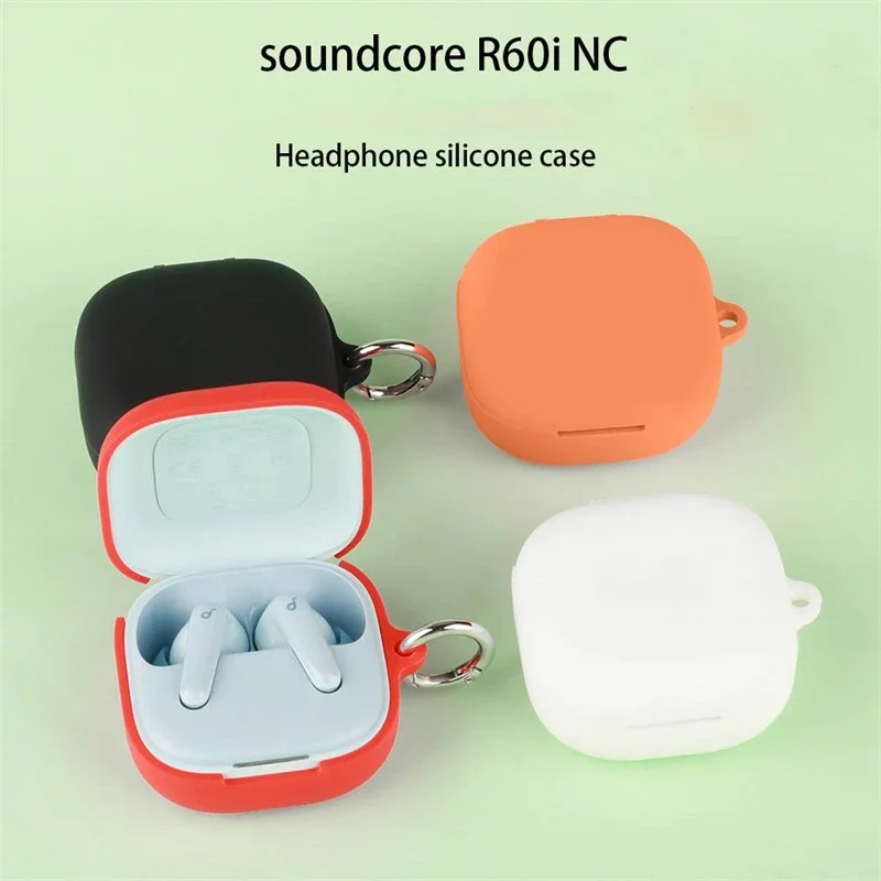 Skinlee For SoundCore P31i Cover Solid Color Liquid Silicone Shockproof Cover For SoundCore P31i Back Casing
