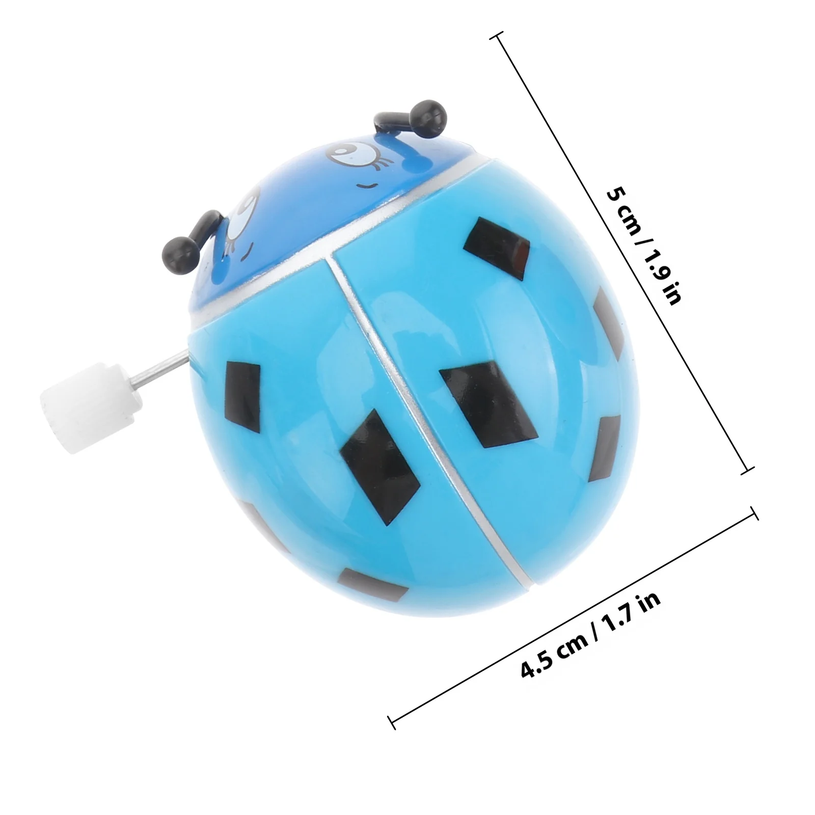 Mouvement mécanique coccinelle à remonter mécanique, 12 pièces, Type Animal de dessin animé, cadeau pour enfants, cadeaux de fête, couleur aléatoire