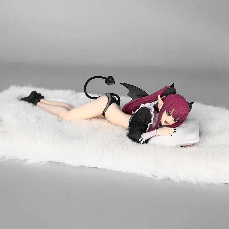 

Kitagawa Marin Figure Anime Girl Lying Pose Pajamas Demon Wing Tail PVC Statue Desktop & Car Ornament Collectible Model For Fans