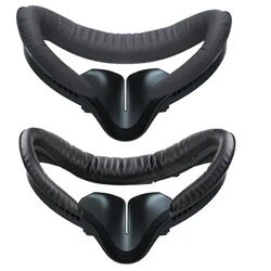 2PCS Facial Interface Frame with Anti-Leakage Nose Pad + Removable Foam Face Covers Cushion Replacement For Oculus/Meta Quest 2