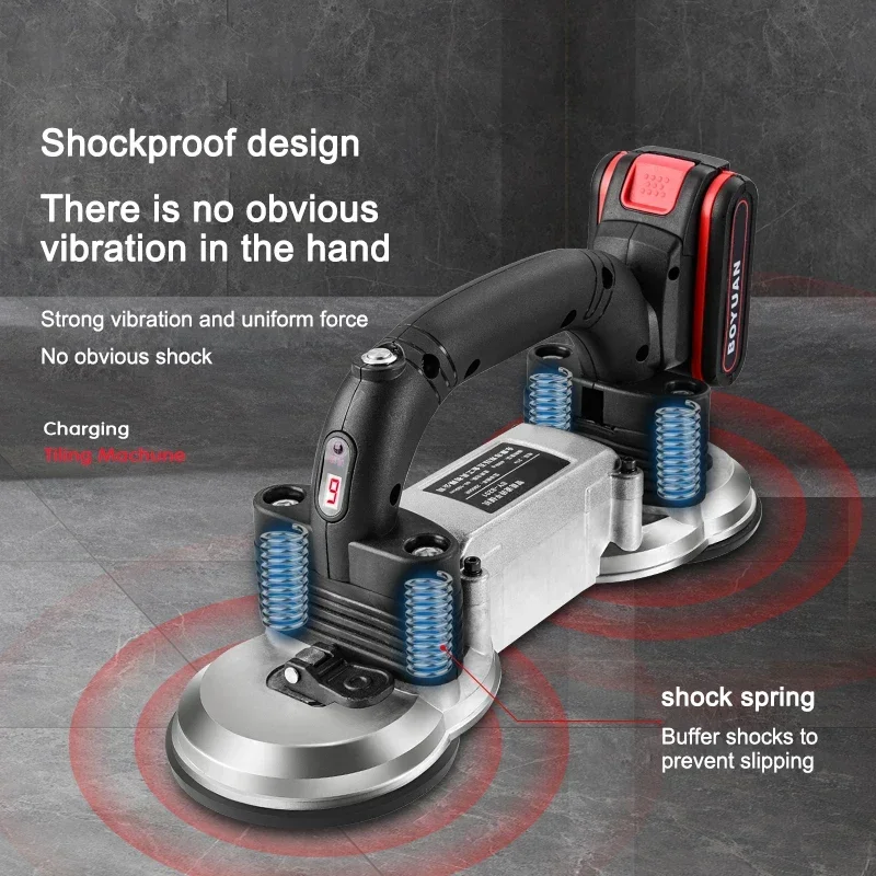 New Small Tile Tile Machine Auxiliary Tool Artifact Powerful Intelligent Shock High Power Vibration Machine