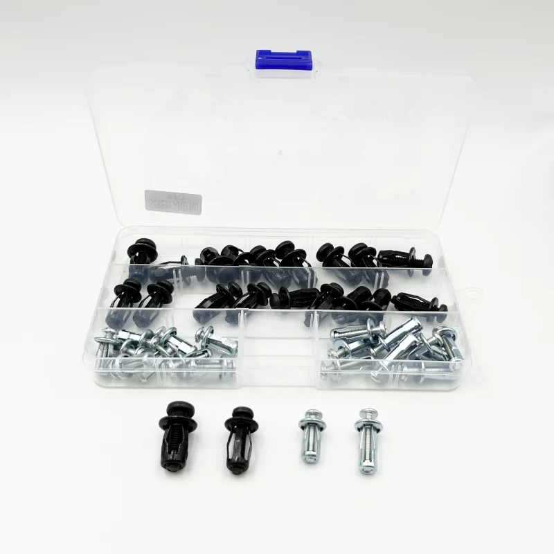 Blütenblattförmige Metallnietmutter Schraubenbolzen-Set Sechskantschrauben Panel License Fix Clamp Lock Expansion Jack Nuts Nietmutter M4 M5 M6 M8 – Detail 7