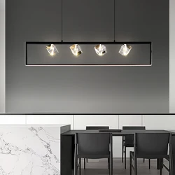 Chandelier Simple Modern Light Luxury Restaurant Pendant Lights Dining Room Nordic Ceiling Hanging Lamp Kitchen Island