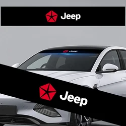 Car Windshield Sticker Fashion Sport Decals Decoration Sticker Styling For Jeep Wrangler JL Gladiator Commander Cherokee Compass
