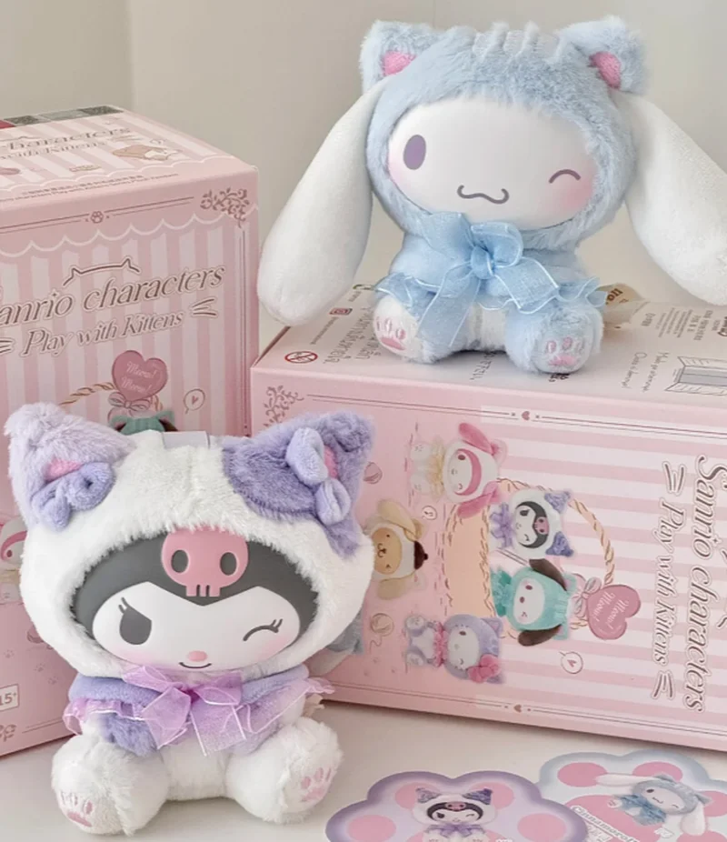 أصيلة الأسرة تليتبيز القط صندوق أعمى المينا لعبة دمية تحصيل تمثال العصرية شنقا هدية مزخرفة #2