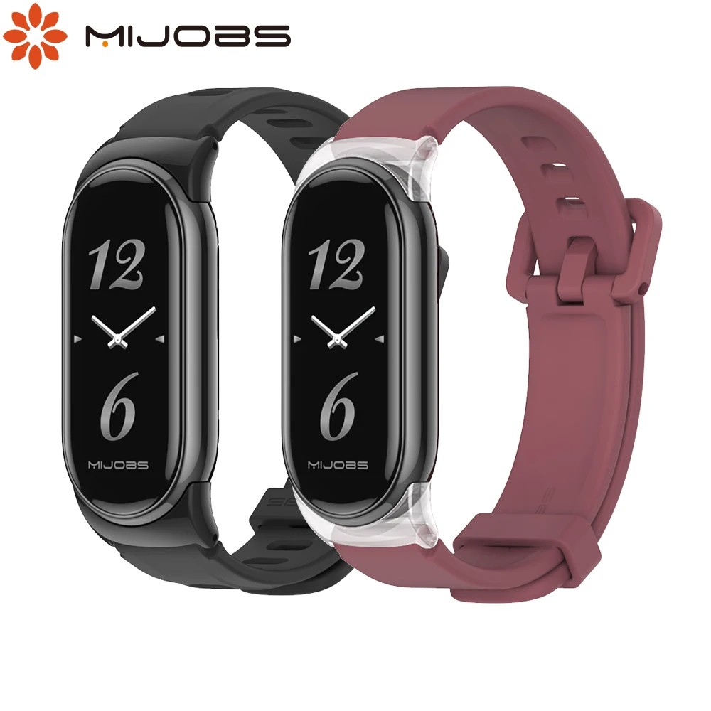 Strap For Xiaomi Mi Band 8 nfc Silicone Wristband Mi band 9 Bracelet Replacement For Xiaomi Smart Band 8 9 Wrist Color Strap