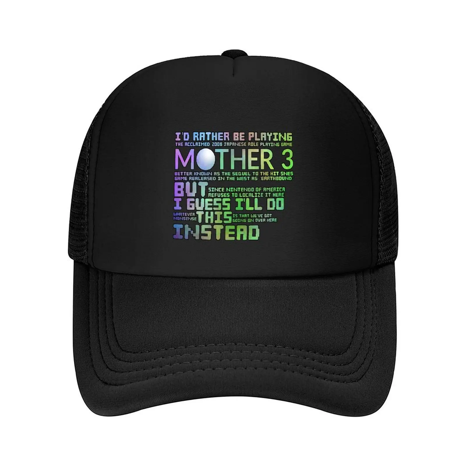 

I'd Rather Be Playing Mother 3 Baseball Cap Golf Wear tactical cap Custom Cap funny hat Men Caps Women's