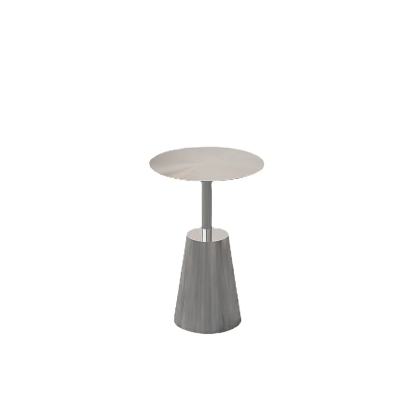 

YY Nordic Simple Milk Tea Shop Coffee Table Industrial Style Stainless Steel round Stool