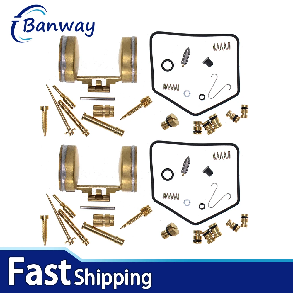 

For Honda CB350 CL350 Twin Scrambler 1970-1973 Deluxe Carburetor Repair Kit Carb Rebuild Set Gasket Needle Valve Jets