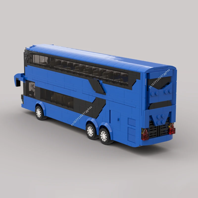 Classical Vehicle MOC Double Decker Bus TopClass S531 Building Blocks Model Bricks Sets Assemble Display Children\'s Toys Gifts