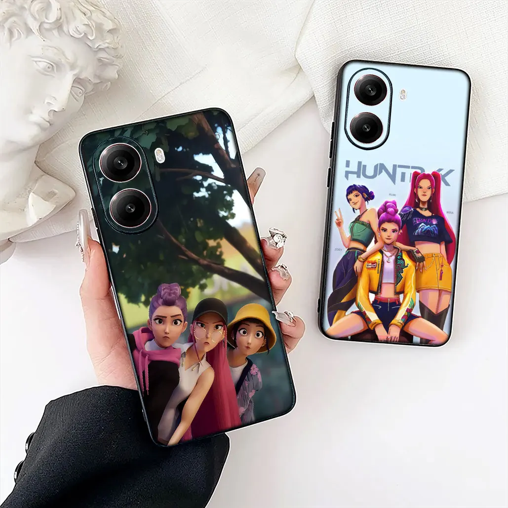 Для Apple iPhone 12 13 Mini XS 14 Pro Max ProMax Plus SE 2022 2020 + 14+ Чехол для телефона KPop Zoey Demon Mira Hunters Rumi K-pop