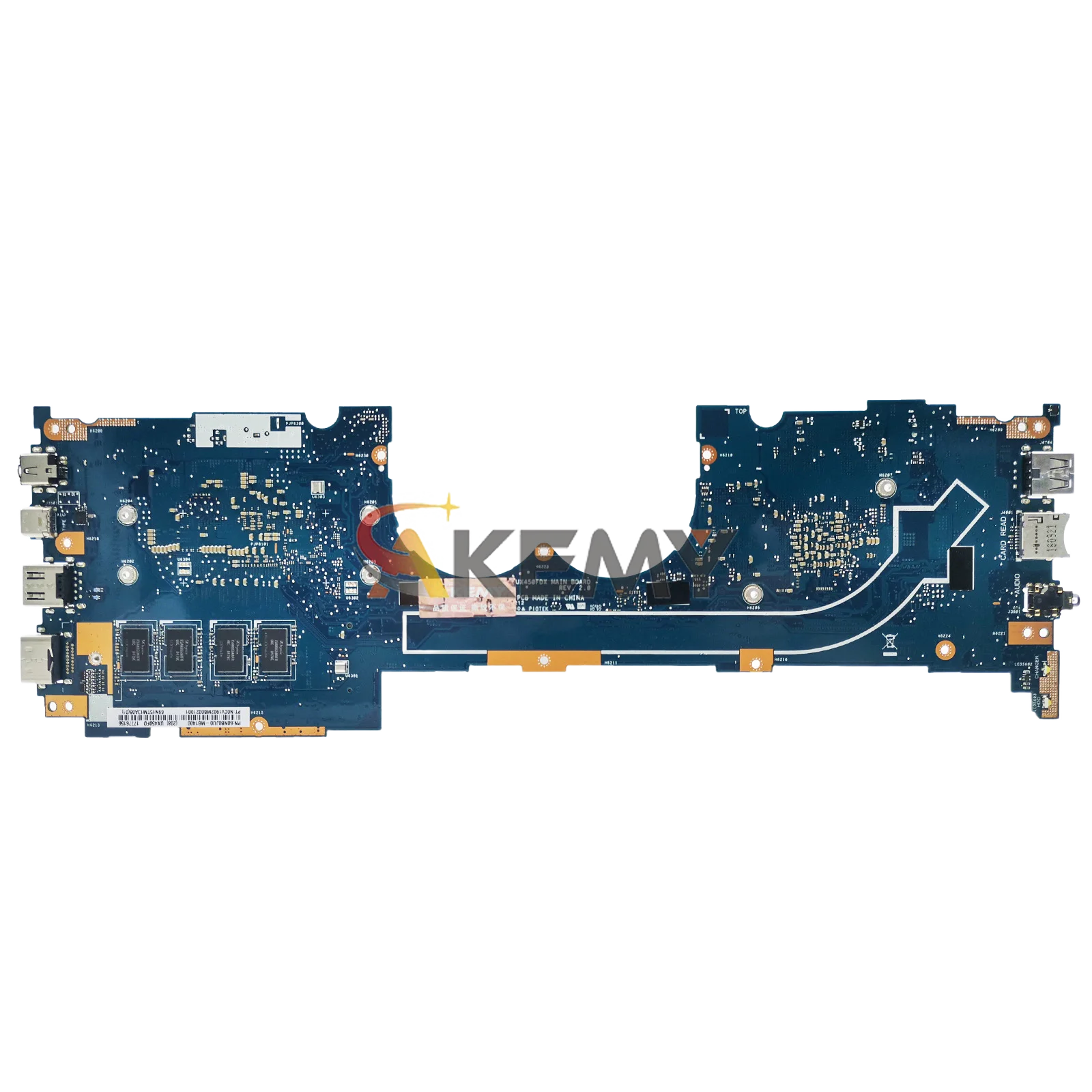 UX450FD Scheda Madre Del Computer Portatile Per ASUS ZenBook UX450F UX450FD UX450FDX Scheda Madre Del Notebook Con I3 I5 I7 CPU 100% test OK nave veloce