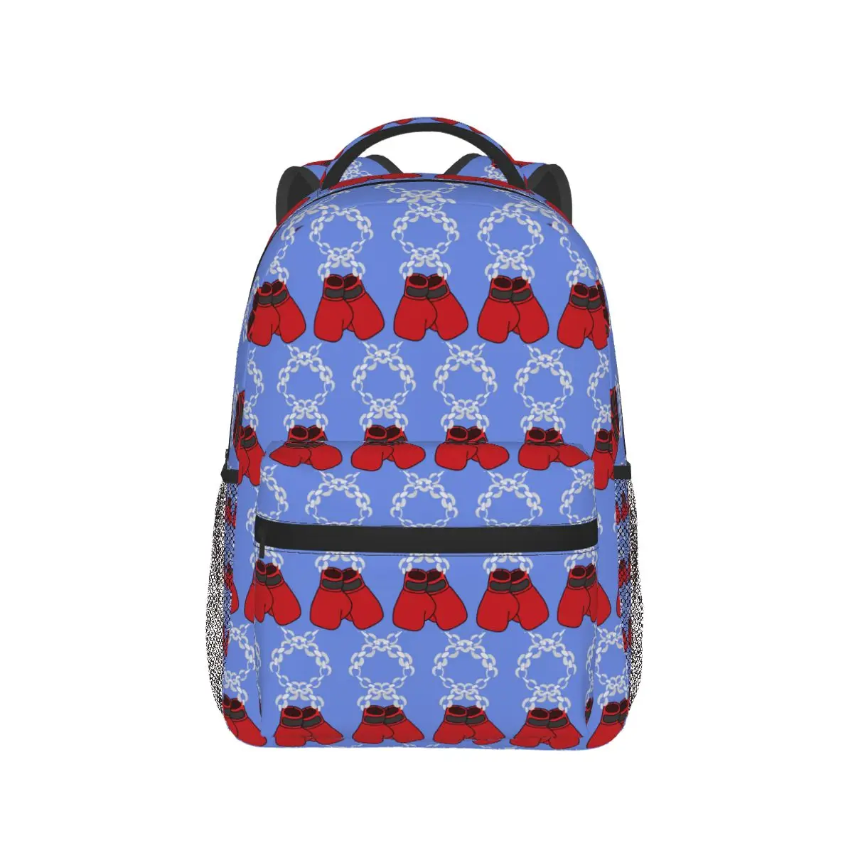 

Gloves Chains Backpack Hot Sale Daypack Large Capacity Kids BookBag School Bag Shoulder Bags for Men Women