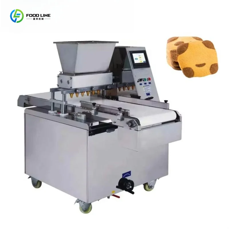 Customized Mini Panda Cookie Machine Automatic Drop Type Commercial Biscuit Maker
