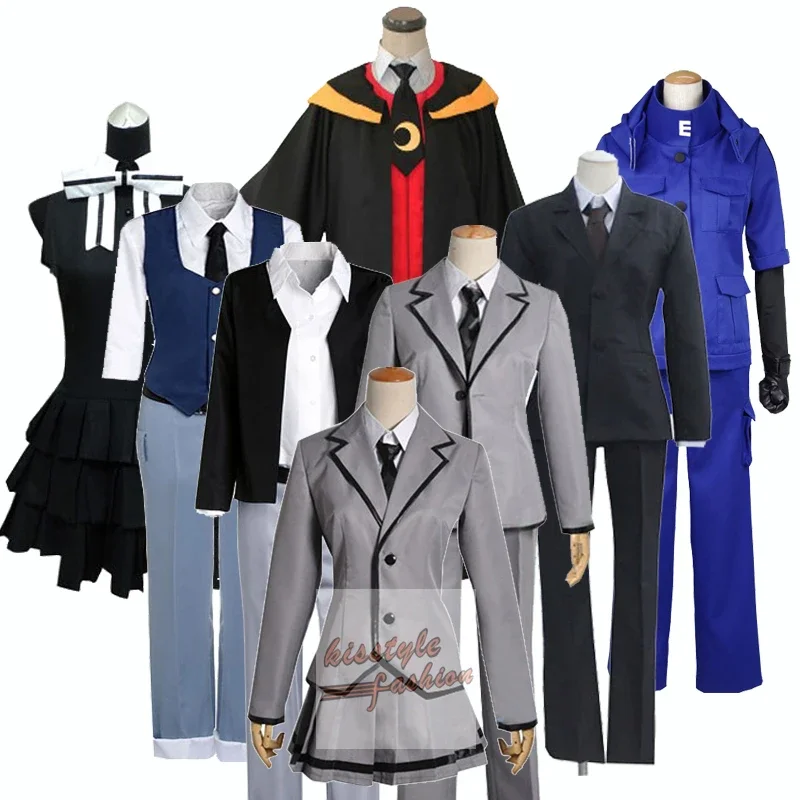 Assassination Classroom Nagisa Shiota Kaede Kayano Karma Akabane Group of Characters Anime Cosplay Costume,Customized Accepted