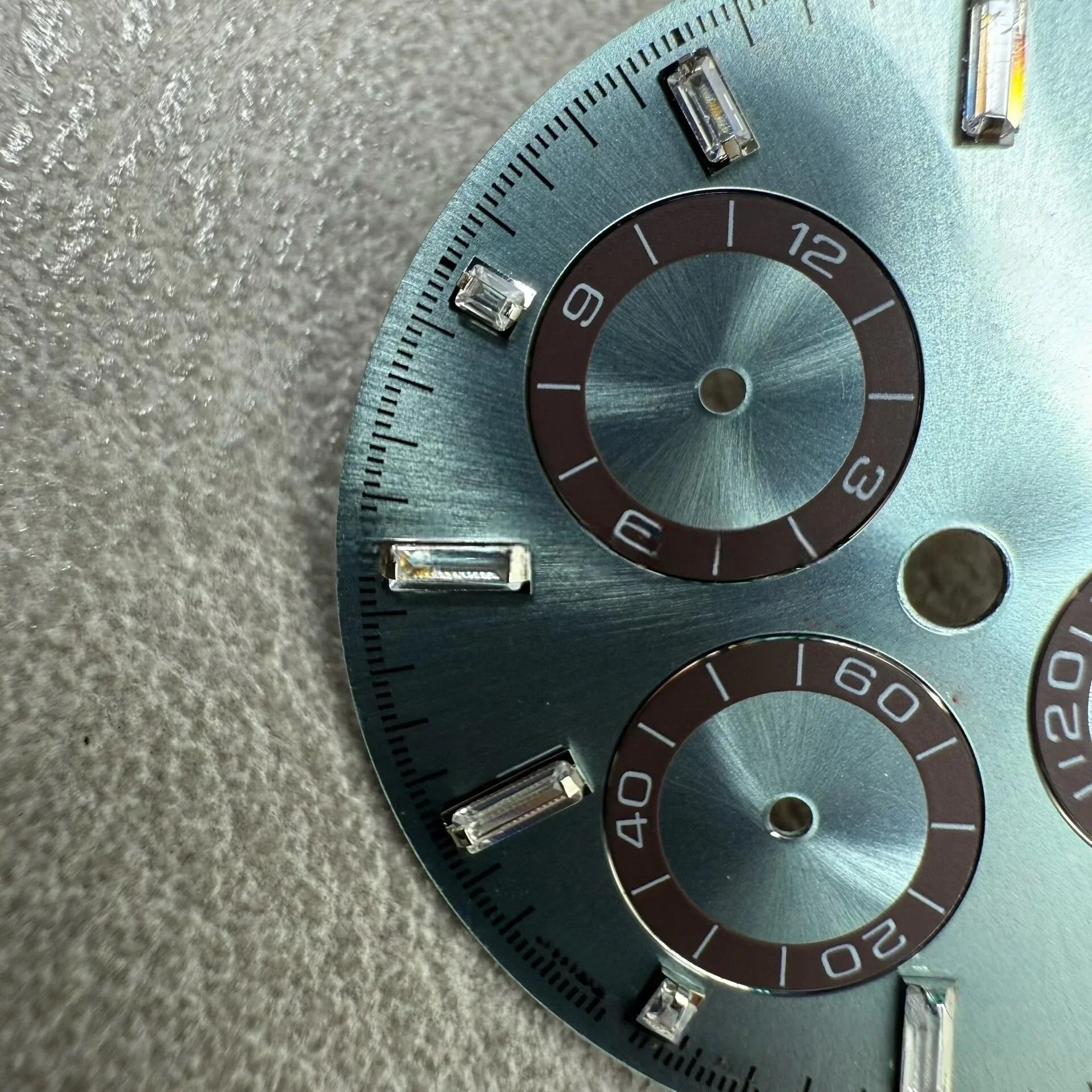NF C Factory Watch Dial FOR 126506 Daytn ice blue dial FOR 4131 movement