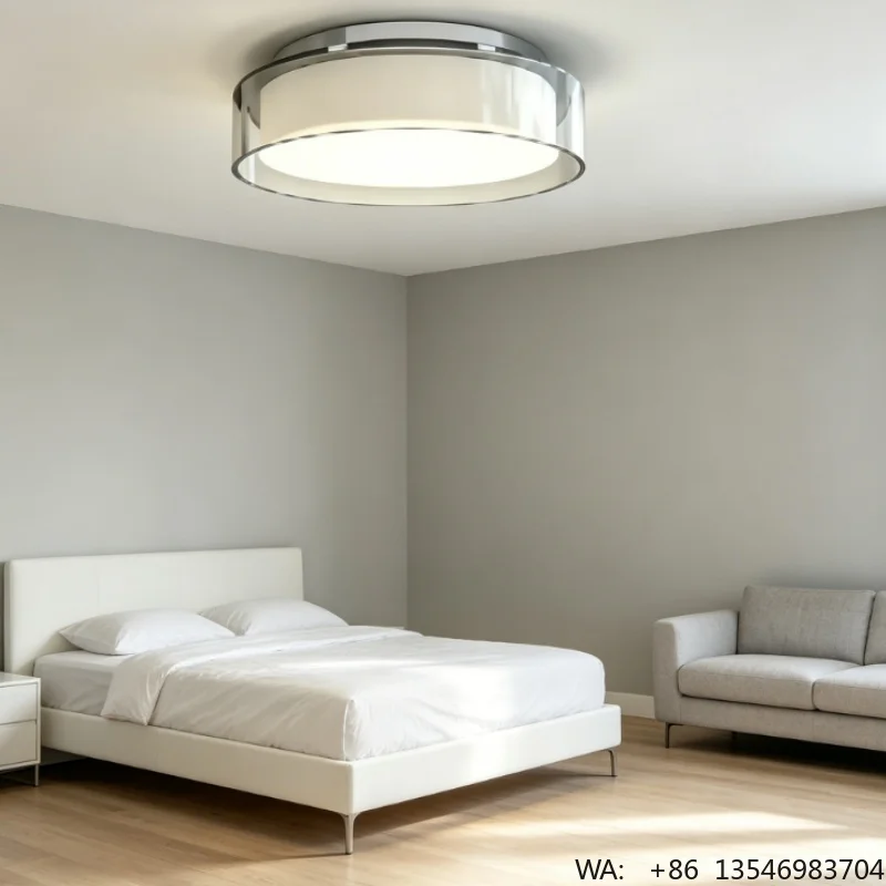 Modern Circular LED Ceiling Lights Round Light Dimmable Ceiling Lamp for Bedroom Living Room Hotel