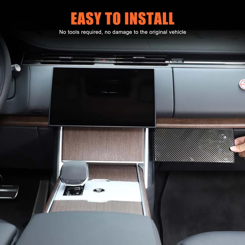 

ABS Car Center Control Navigation Screen Under Decorative Sticker Cover For Land Rover Range Rover Vogue 2024+ Accessories