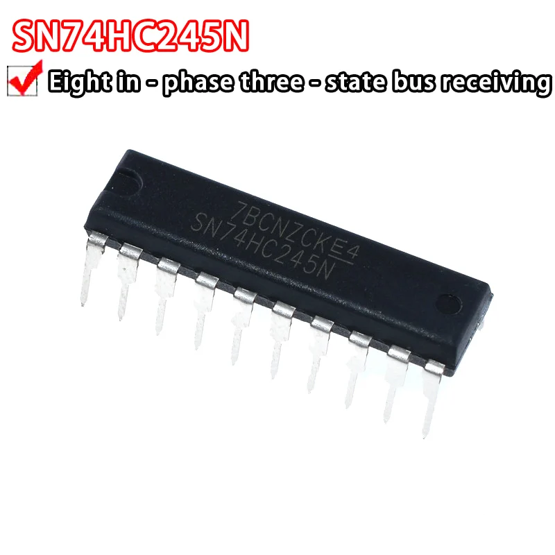 10PCS SN74HC244N SN74HC245N SN74HC373N SN74HC374N DIP-20 74HC244 74HC245 74HC373 74HC374