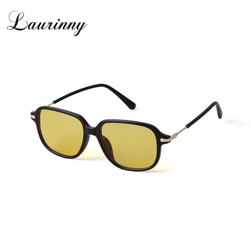 LAURINNY 2025 Vintage Square Sunglasses Women Retro Tortoise Shell Shades Sun Glasses Female Fashion Eyewear UV400 Female Male