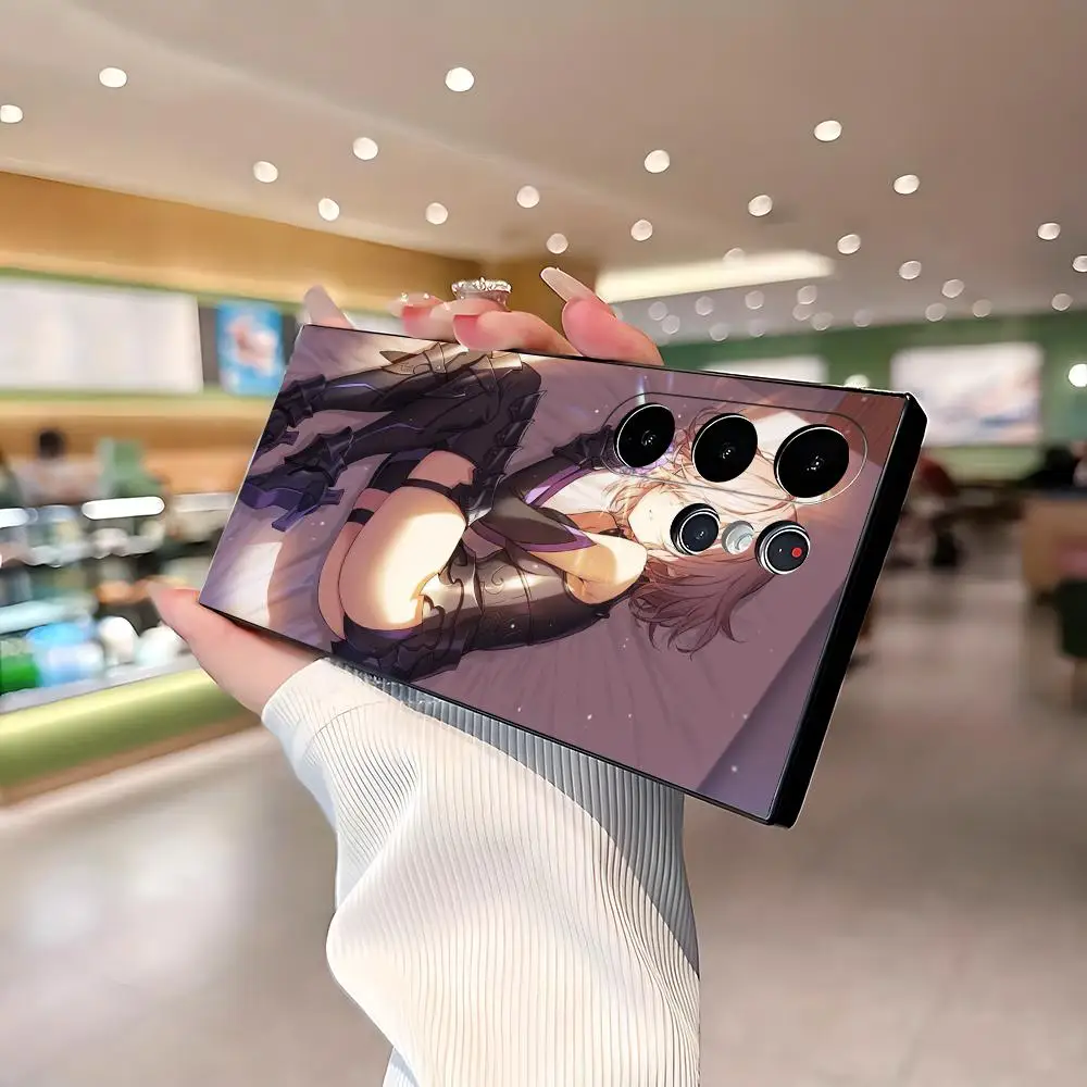 Hot Fate Mash Kyrielight Game Phone Case For Samsung Galaxy S26 S25 S24 S23 S22 S21 Plus Ultra Fold A Soft Black