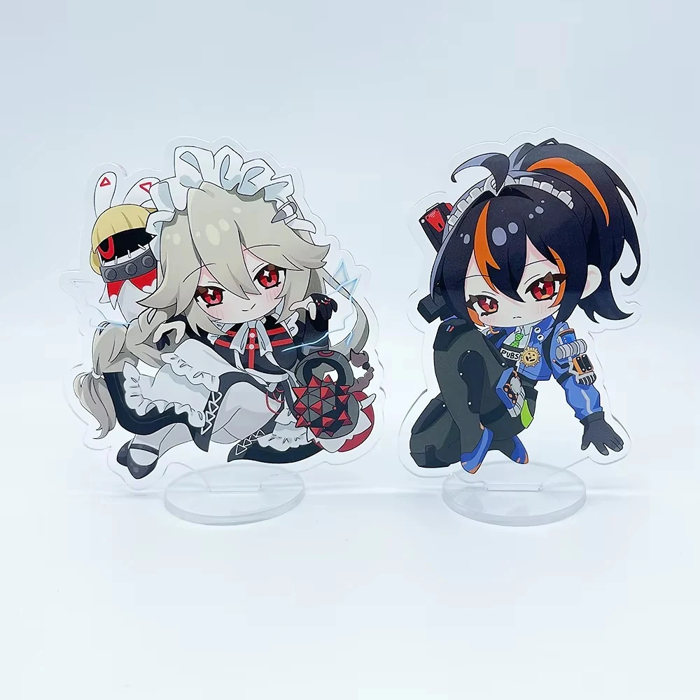 New Hot Game Zenless Zone Zero Nicole Demara Billy Kid Von Lycaon Acrylic Stand Model Plate Keychain Desk Decor Collection gift