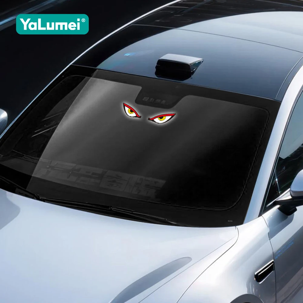 For Mazda 2 3 6 BK BL BM BP DE GG GH GL CX-5 CX5 CX30 CX50 CX60 CX80 CX3 CX8 CX9 MX5 BT50 Car Solar Devil Eye LED Warning Light