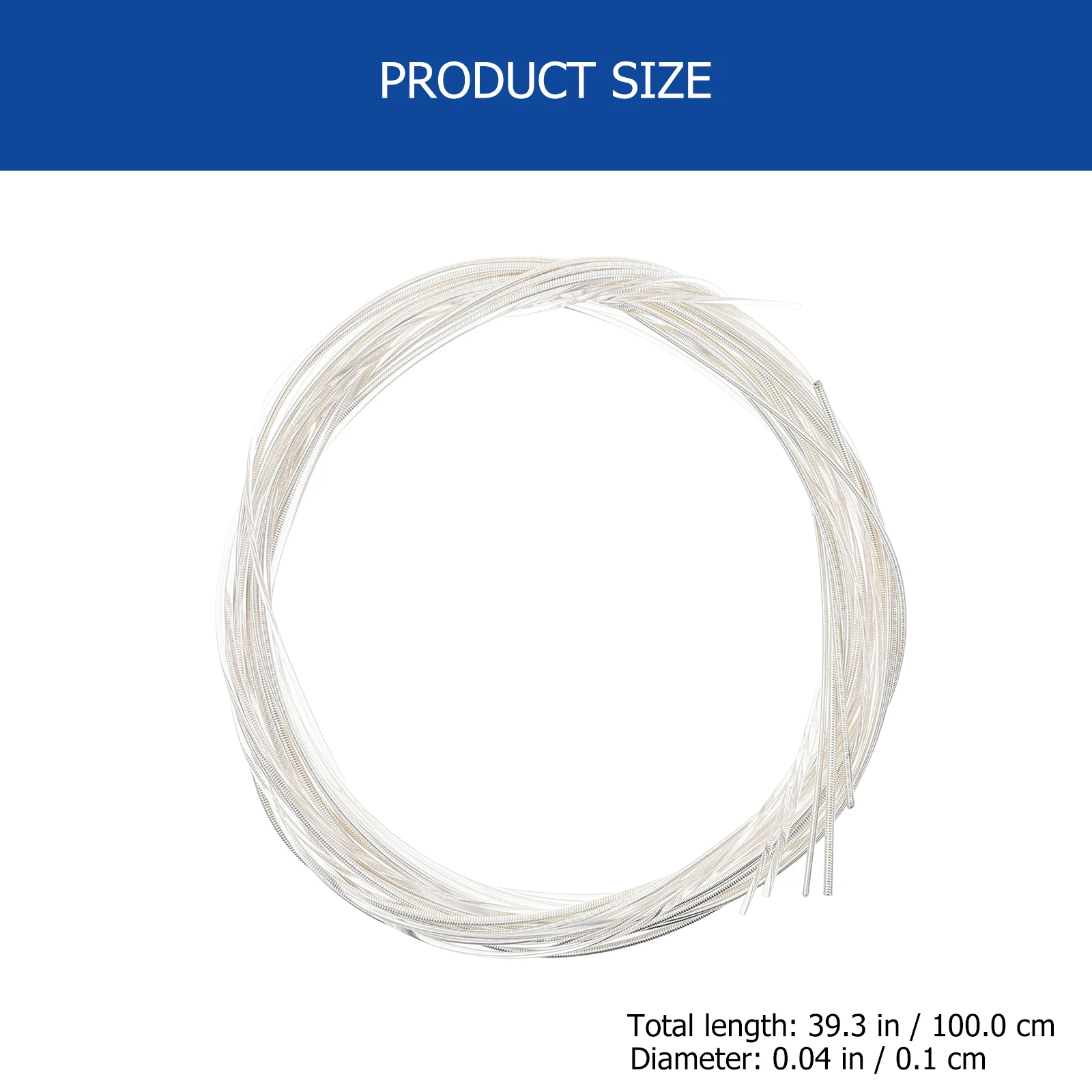 

10 Packs Silver-plated Classical Guitar Strings Accessories Supply Folk Nylon Supplies Accessory